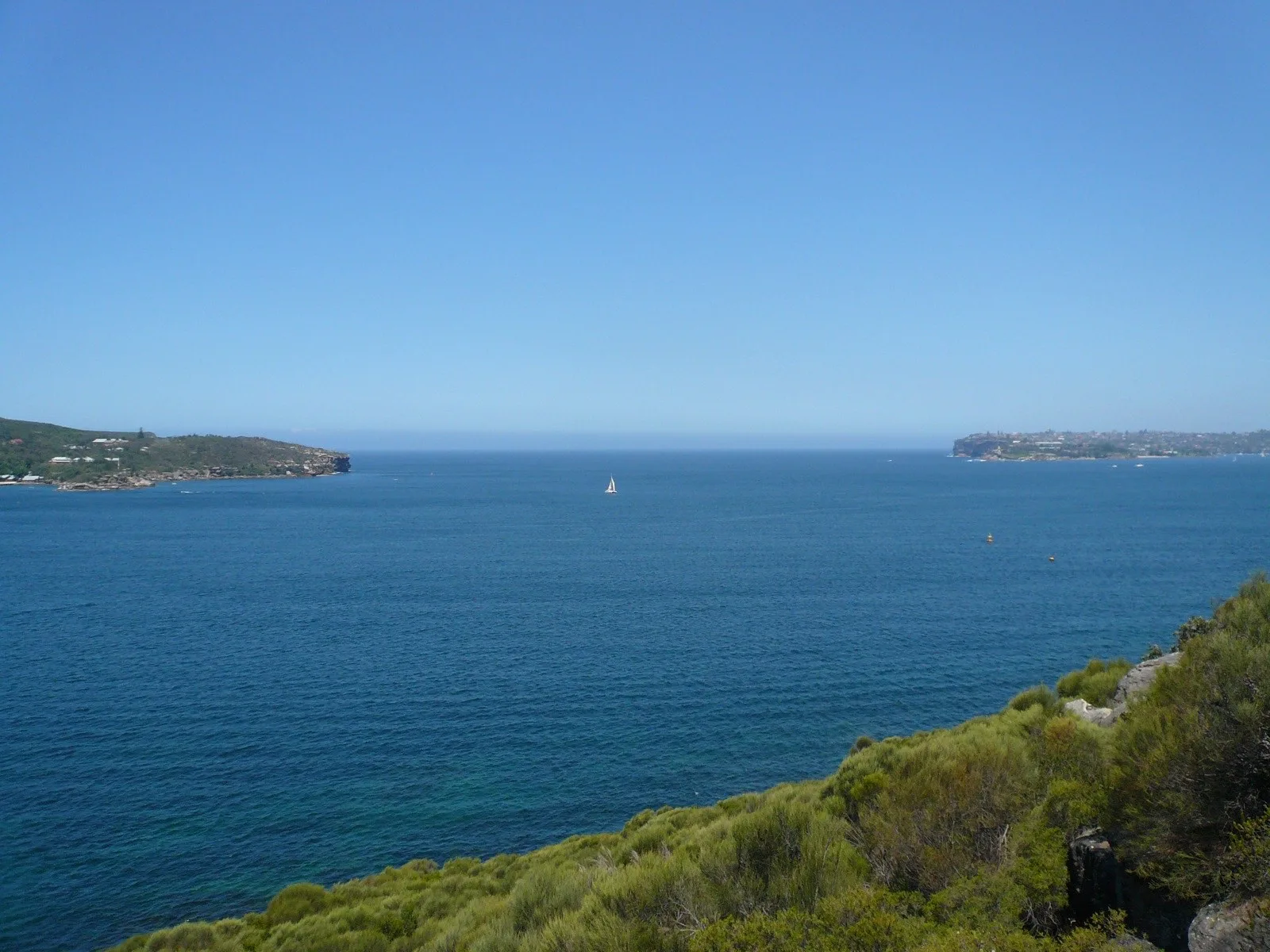 The harbour heads from Dobroyd Head, above Balgowlah